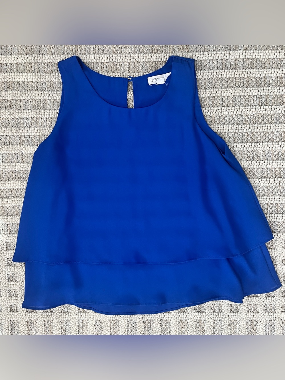 Stella Luce Blouse Blue sz small